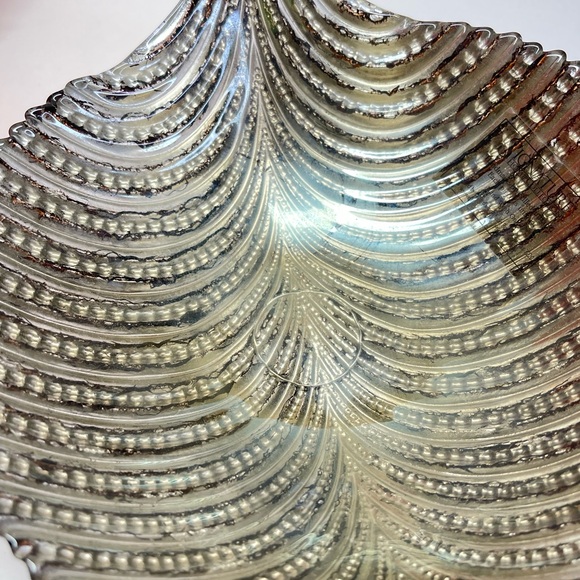 Signature Home Collections Silver, Brown Iridescent Shell Bowl Made In Turkey - Picture 11 of 16
